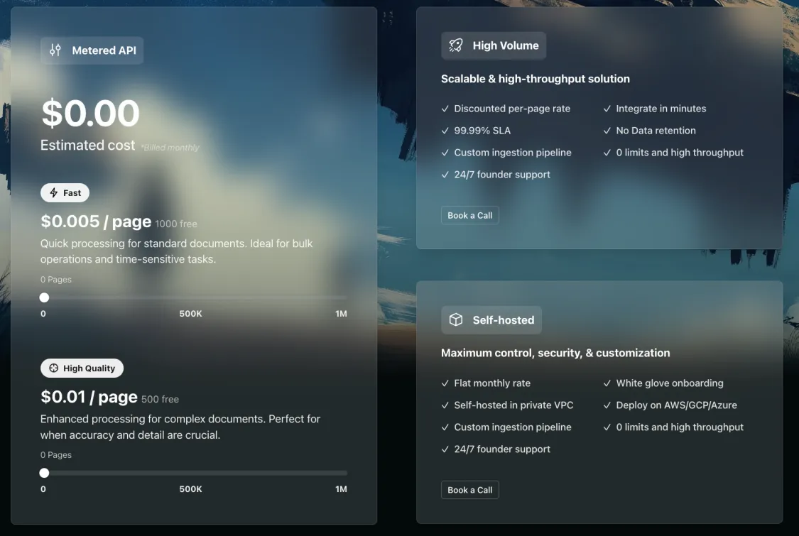 Chunkr:在线PDF文档解析与OCR工具